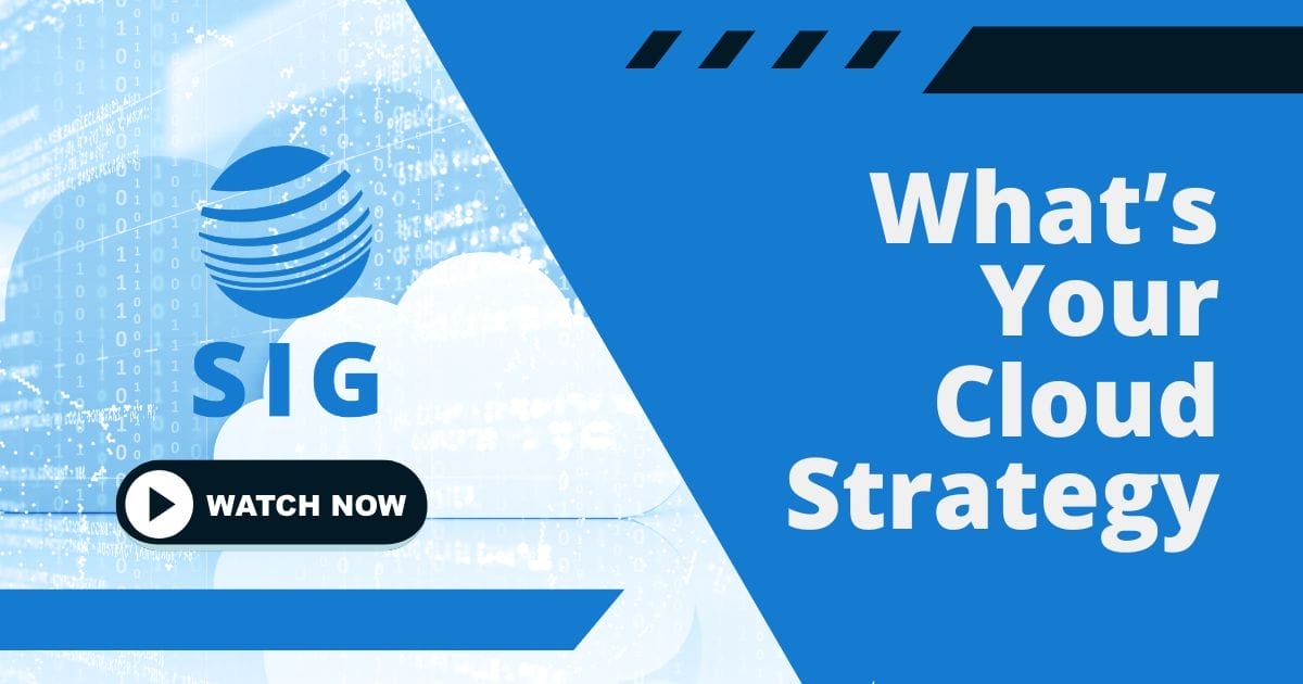 Webinar - What's Your Cloud Strategy